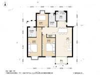 大箕山家园3室2厅2卫127㎡户型图