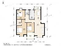大箕山家园3室2厅2卫120㎡户型图