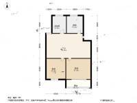 竹苑新村2室2厅1卫94.8㎡户型图