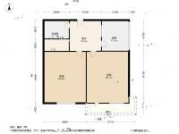 孙巷大楼2室1厅1卫62.5㎡户型图