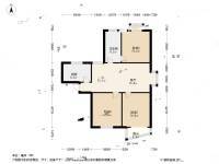 广益博苑3室2厅1卫109.5㎡户型图