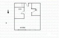 宝龙酒店式公寓(李沧)1室0厅1卫38㎡户型图