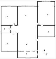 锦园南区3室2厅2卫126㎡户型图