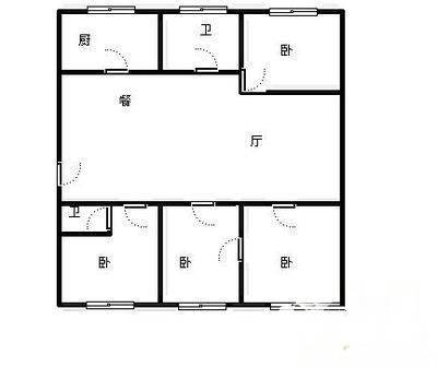 锦园南区4室2厅2卫152㎡户型图