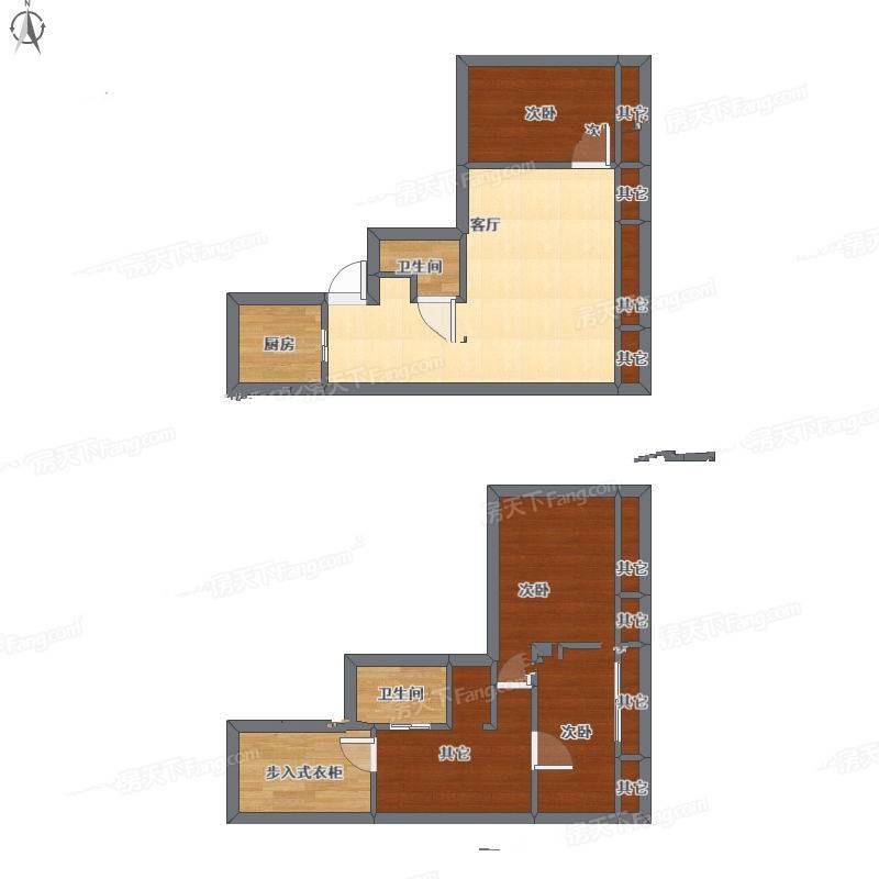 天泰金融广场B座3室1厅0卫87㎡户型图