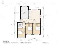 华城路五小区3室1厅1卫115㎡户型图