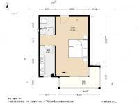 弄海园(开发区)1室1厅1卫54.2㎡户型图