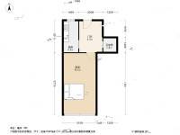 太清路社区1室0厅1卫40.6㎡户型图