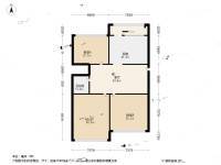 太清路社区3室1厅1卫98㎡户型图