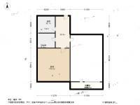 云溪小区2室0厅1卫52.6㎡户型图