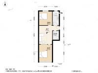 东仲小区2室1厅1卫62.9㎡户型图