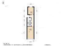 东仲小区2室0厅1卫51.6㎡户型图