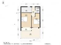 东仲小区2室0厅1卫47㎡户型图