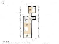 东山路社区2室0厅1卫45.5㎡户型图