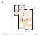 青岛海怡新城2室1厅1卫97.8㎡户型图