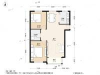 海尔京峰雅居2室1厅1卫94㎡户型图