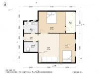 滨河路小区2室1厅1卫70㎡户型图