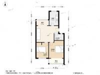 丽海花园2室1厅1卫72㎡户型图