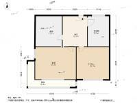 南京路小区(市南)2室1厅1卫70㎡户型图