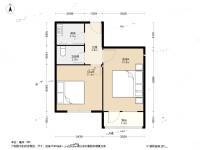 吴兴路社区2室0厅1卫45.8㎡户型图