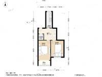 新昌路2室1厅1卫68.7㎡户型图