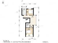 天泰新村2室1厅1卫63.8㎡户型图