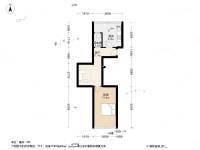 天泰新村1室1厅1卫57.6㎡户型图