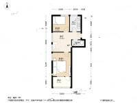 仰口路小区2室1厅1卫61.2㎡户型图