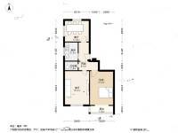 仰口路小区3室1厅1卫77.9㎡户型图