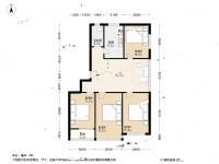 珠海一路社区4室1厅1卫110.2㎡户型图