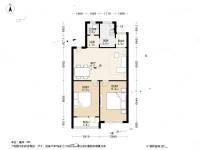 珠海一路社区2室1厅1卫80.6㎡户型图