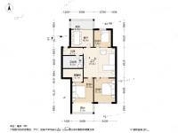 珠海一路社区3室2厅2卫108㎡户型图