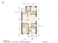 华侨新村二期3室2厅2卫114.8㎡户型图