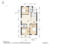 华侨新村二期3室2厅2卫123.6㎡户型图