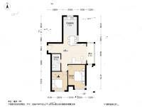 莘县路社区2室2厅1卫95㎡户型图