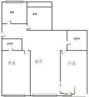 芝泉山庄3室2厅2卫125㎡户型图