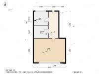 新湛一路小区1室0厅1卫30.3㎡户型图