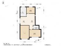 新湛一路小区3室1厅1卫80㎡户型图