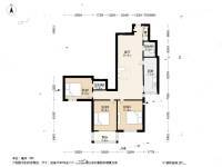 专家公寓3室2厅2卫125.7㎡户型图