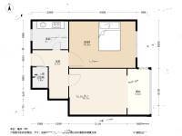 寿张路社区2室0厅1卫51.1㎡户型图