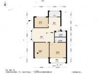 海信慧园3室2厅2卫111.2㎡户型图