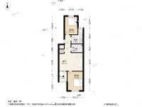 徐州路麦迪绅小区2室1厅1卫80.8㎡户型图