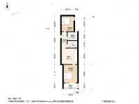 徐州路麦迪绅小区2室1厅1卫71.8㎡户型图