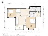 银丰唐郡紫薇园2室2厅1卫93.5㎡户型图