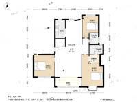 银丰唐郡紫薇园3室2厅2卫157.2㎡户型图