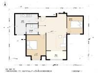 银丰唐郡紫薇园2室1厅1卫95㎡户型图