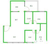 麒龙小区3室2厅2卫103㎡户型图