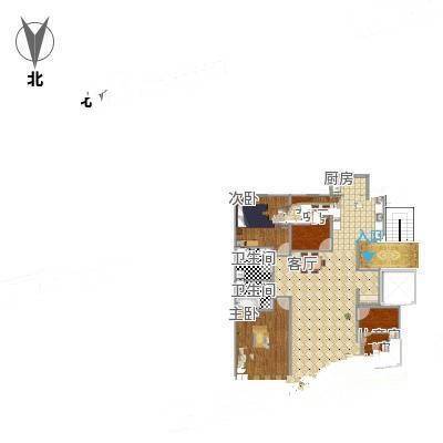 八一水韵城4室0厅0卫156㎡户型图