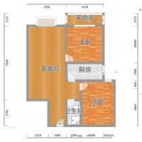 广厦明珠南苑2室0厅0卫104㎡户型图