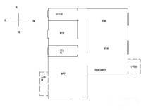 翠景花园二期(翠宝路)3室2厅1卫102㎡户型图